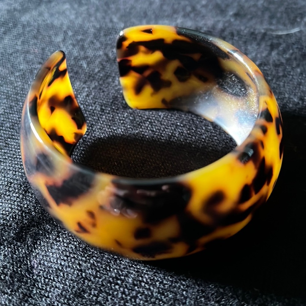 Tortoise cuff bracelet